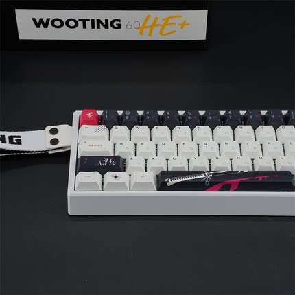 WOOTING 60HE+满改-白船壳-Yukiaim