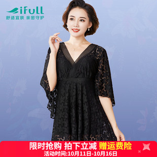泳装 裙式 遮肚显瘦泡温泉大码 宜肤妈妈泳衣女中老年人保守2025新款