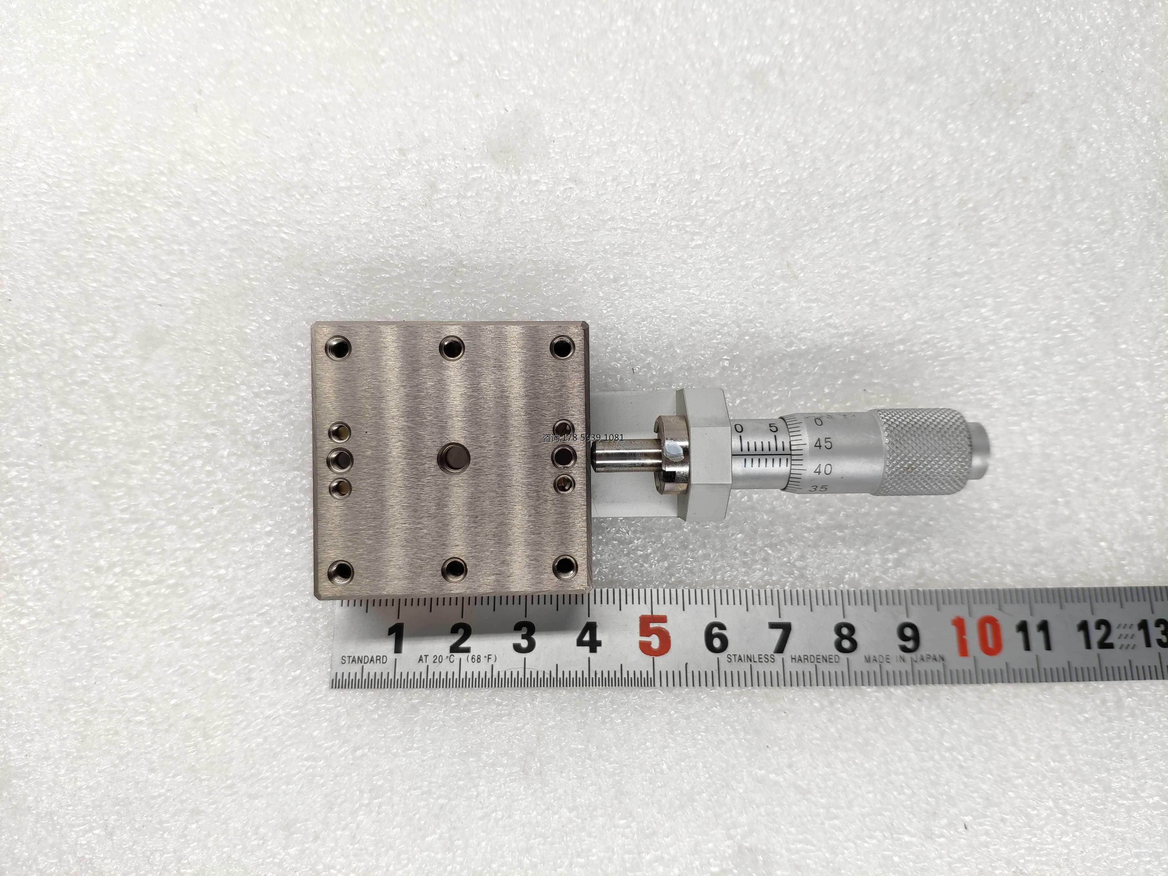 suruga 骏河精机精密不锈钢微调平台 157l-38801-5 台面40mm