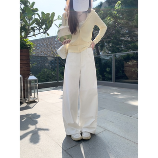 Zzhen版型敲牛牛自带筋骨度弯刀裤显瘦100棉牛仔裤宽松百搭工装裤