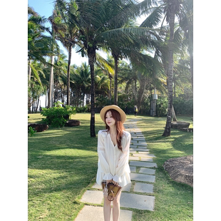 Zzhen 沐春风多种花边设计 温柔飘逸V领显瘦气质衬衫春季宽松上衣