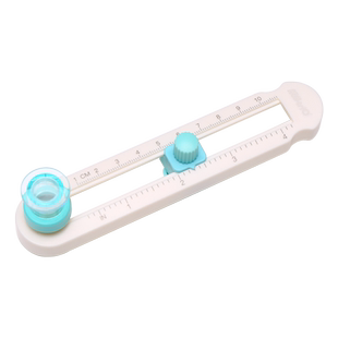 可得优切圆器圆形切纸器立体贺卡纸艺剪纸折纸雕手账圆规切纸器手动圆形裁纸器照片圆弧圆边定位切割工具