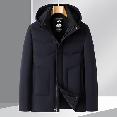 中年男士羽绒服加厚保暖外套