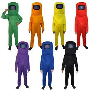 万圣节太空狼人杀服装 cosplay儿童演出服航天员游戏角色卡通衣服