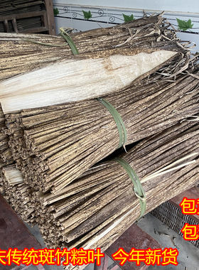 重庆粽子叶新货大粽叶斑竹叶子新鲜传统干粽叶包粽子包黄粑原材料