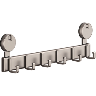 枪灰吸盘排钩免打孔挂钩强力粘胶卫生间无痕壁挂粘钩门后挂衣钩子