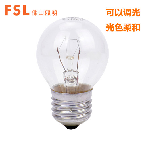 佛山球泡e27螺口e14白炽灯泡40w