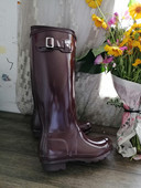 女士橡胶高筒雨靴防水鞋 四季 潮款 雨鞋 水靴软鞋 户外穿