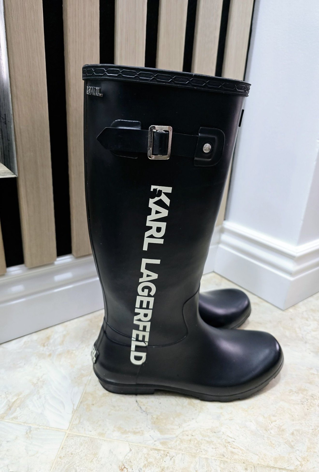 时尚karllagerfeld露营涉水鞋雨靴防水防滑耐磨长筒靴雨鞋骑士靴,女鞋,雨鞋,淘宝优惠券,粉丝福利购,淘宝优惠卷