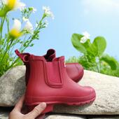 雨靴休闲户外鞋 子旅行鞋 男女同款 H短筒防水雨鞋 靴子切尔西可款