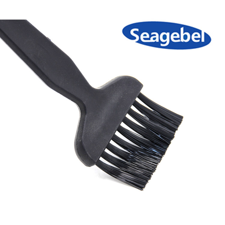 seagebel 防静电刷 静电防护刷 抗静电毛刷 黑刷子 除尘刷 直柄刷