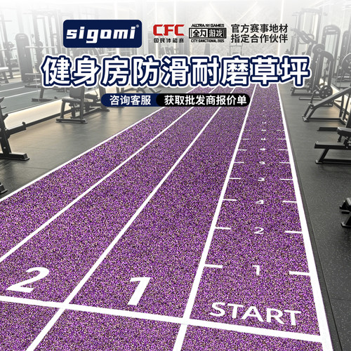 健身房草坪定制施工一体化的服务