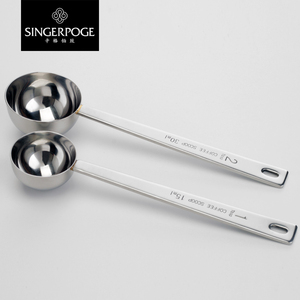 铂致304不锈钢咖啡量勺奶粉勺蜂蜜量豆勺奶茶果粉计量勺量匙加厚