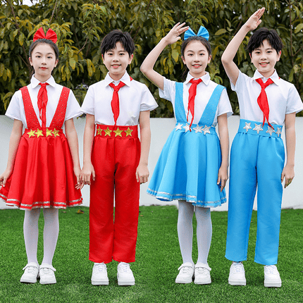 六一儿童小学生大合唱舞台装
