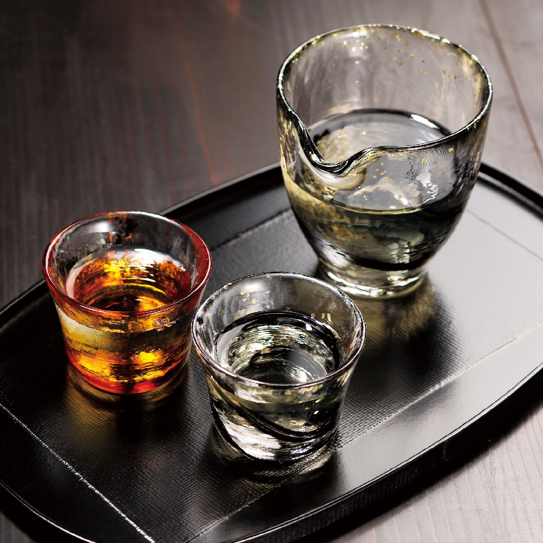 日本石塚哨子津轻aderia手工玻璃杯收藏款茶杯品茗杯水杯公道杯