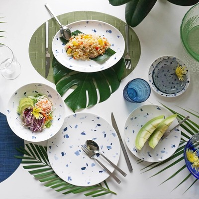 美国纽约骨瓷品牌 TWIG NY Terrazzo单品餐具