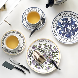 美国纽约骨瓷品牌 TWIG NY heritage咖啡杯点心盘下午茶系列