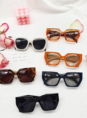 小猪旦旦防晒方框时尚男女太阳镜