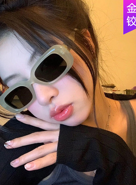 椭圆小框太阳镜2025新款小红书女