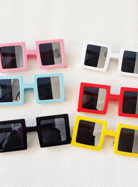 2025时尚个性方形小框太阳镜女街