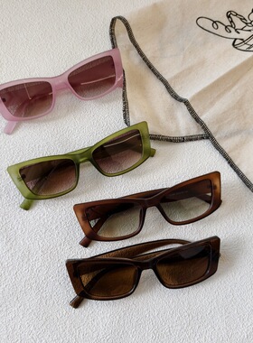 2025年时尚新款方形复古防晒墨镜