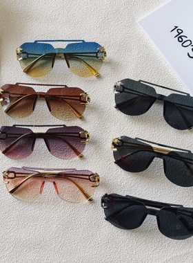 2025新款无框豹子头太阳镜女男士