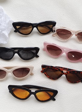 韩版复古高级感显脸小三角太阳镜