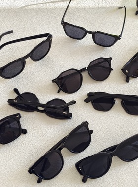黑色系多边形大框时尚墨镜男女