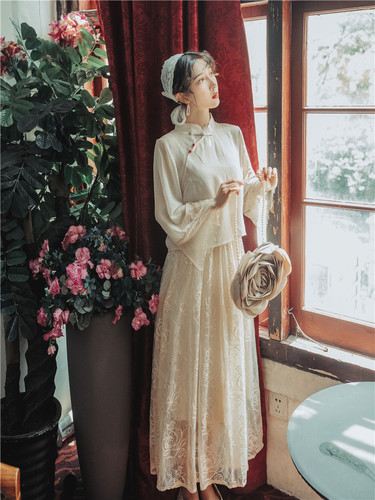 民国风文艺复古小洋装素材模板 民国风文艺复古小洋装图片下载 小麦优选