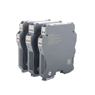 温度信号隔离器Pt100热电阻K型热电偶转直流0-10V变送4-20mA模块