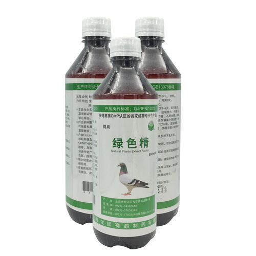 龙园上海绿色500毫升解暑鸽药