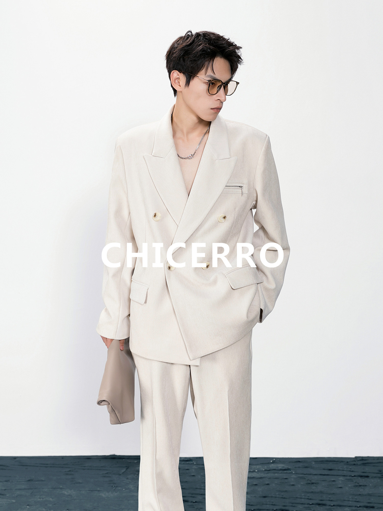 CHICERRO 시칠리아 남성 가을 하이 엔드 정장 재킷 기질 잘 생긴 패션 캐주얼 정장