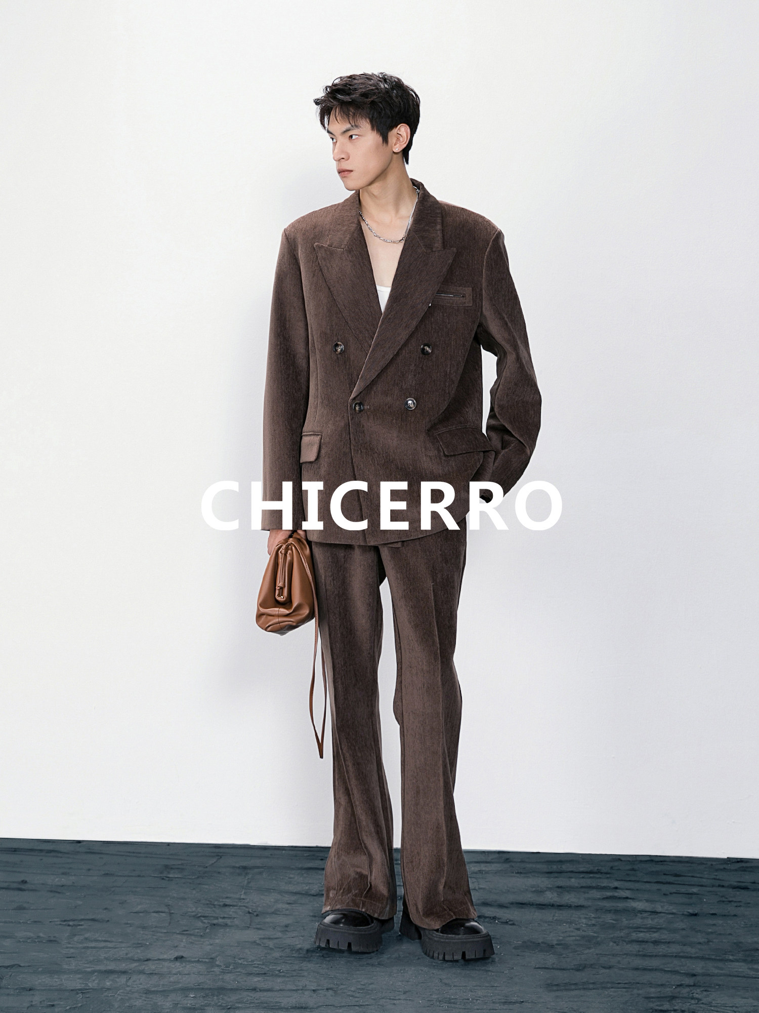 CHICERRO 시칠리아 남성 가을 하이 엔드 정장 재킷 기질 잘 생긴 패션 캐주얼 정장