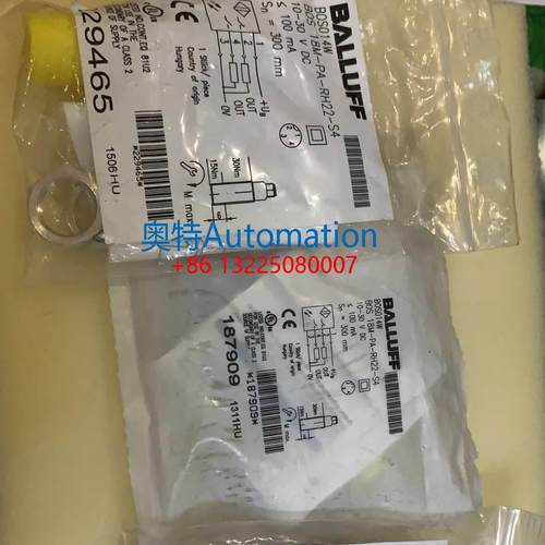 巴鲁夫BALLUFF光电开关BOS014W BOS 18M-PA-RH22-S4全新原装现货