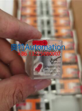 魏德米勒原装中间继电器DRM270730LT 230VAC 2CO 7760056076议价$
