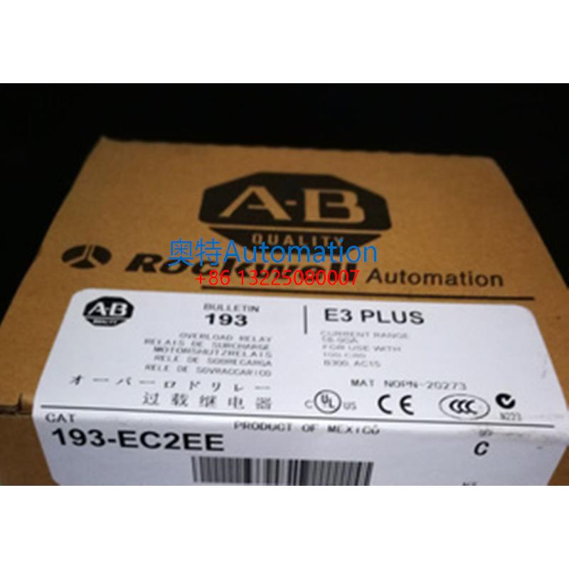 AB罗克韦尔继电器E3 PLUS 193-EC2DD 193-EC3FF 全新原装现货询价