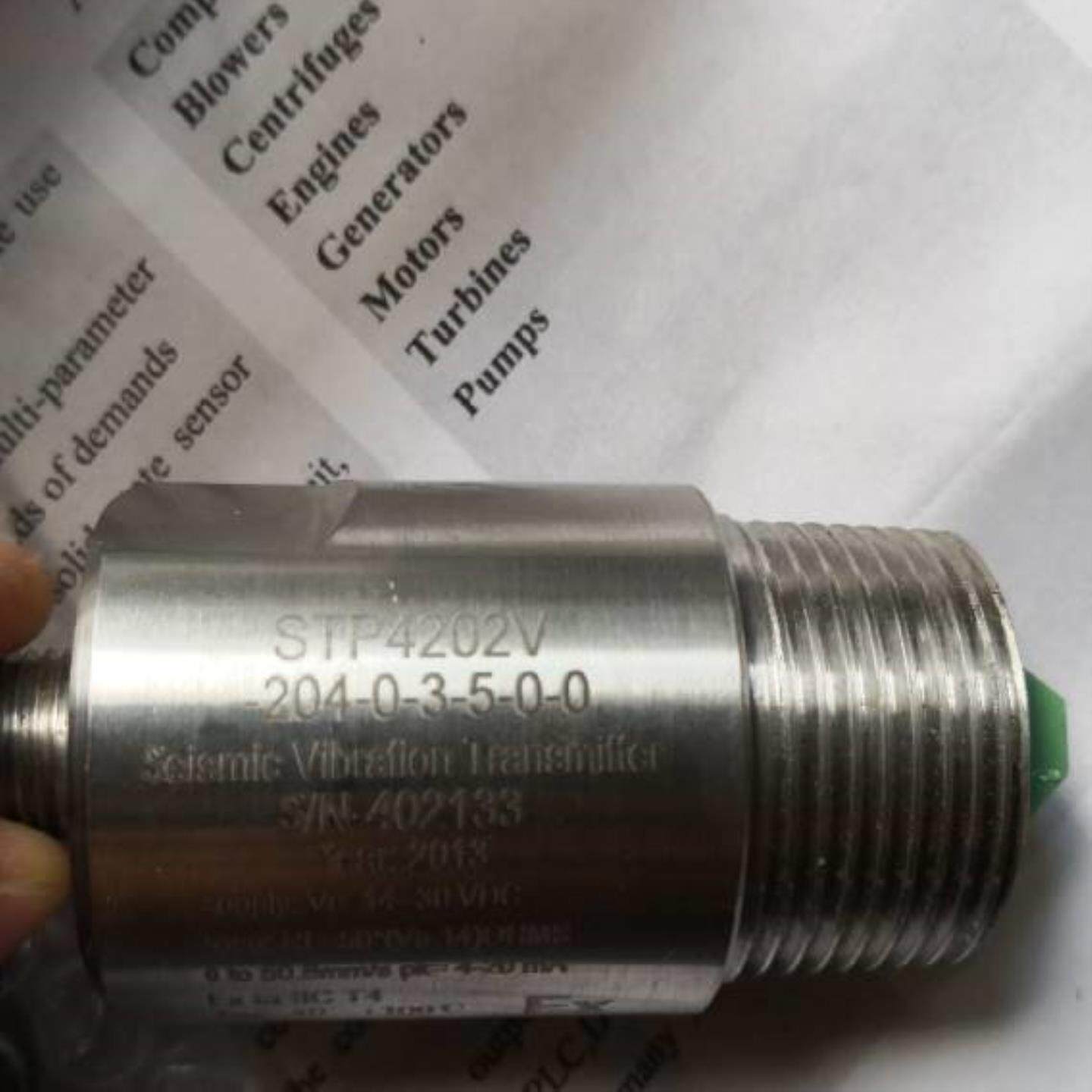 配件美国AB振动传感器STP4202V-204-0-3-5-0-0    4-20ma议价
