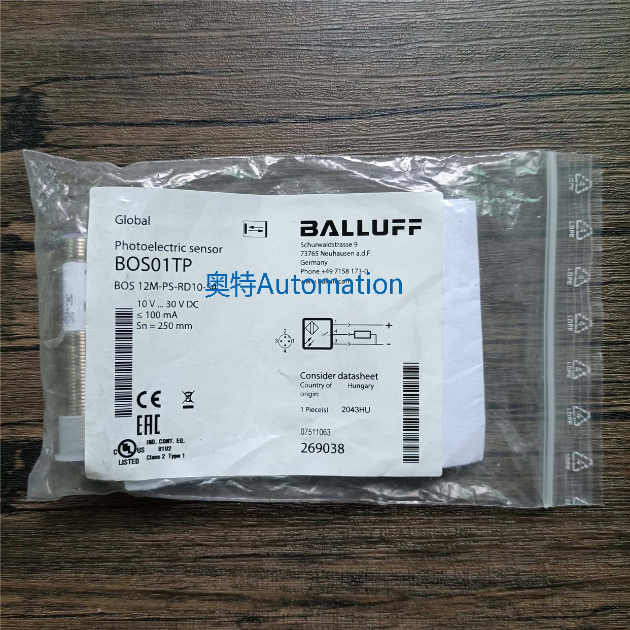 全新原装 巴鲁夫 BOS01TP BOS 12M-PS-RD10-S4 现货销售议价*