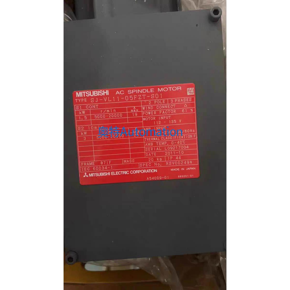 SJ-VL11-05FZT-S01 三菱伺服电机 现货包邮 议价议价$