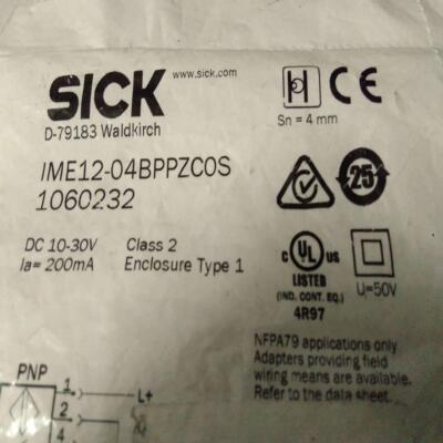 配件SICK德国IME18 12-04BPPZC0S 08NNS-ZW1 1060232 6011996议价