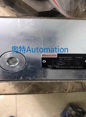 力士乐整流板Z4S16-2X/V电液阀R900926787 4WEH22J7X/6EG24N9ETK4