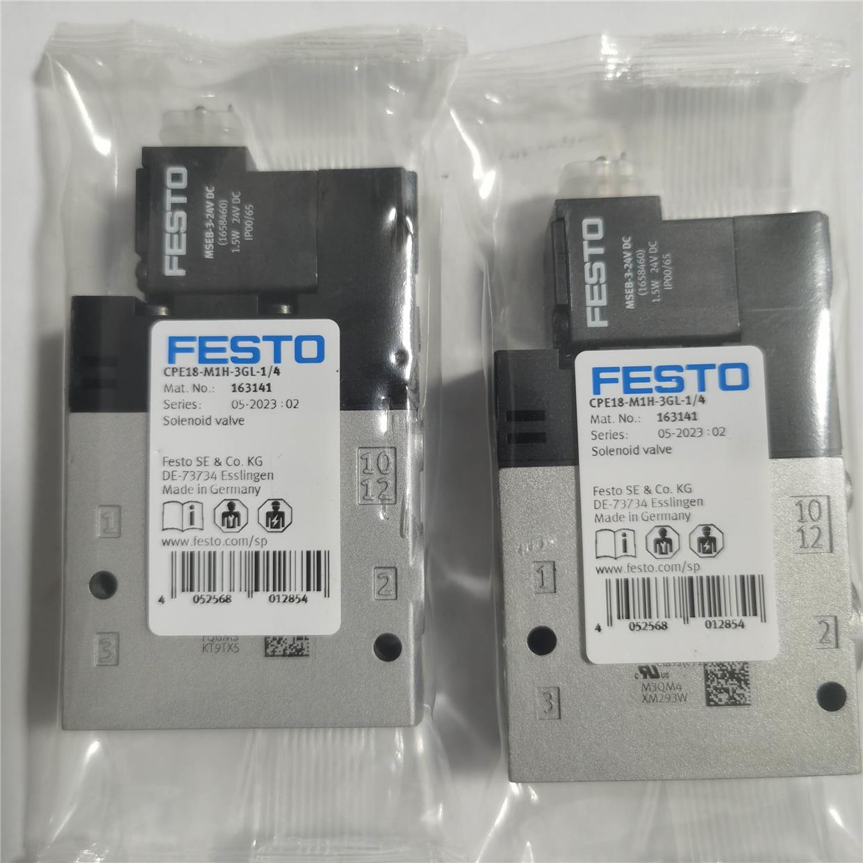 FESTO CPE18-M1H电磁阀 163141 163142 163143 170247 170249议价