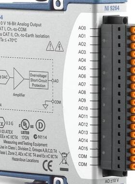 配件NI 9264同步电压输出模块785190-01弹簧端D-SUB口780927-01