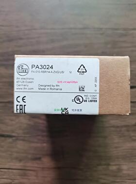 配件全新原装正品 IFM PA3024 压力传感器 现货销售议价