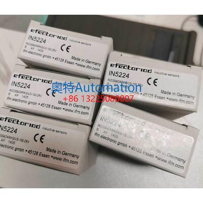 IFM易福门IN5224光电开关传感器O6H202 06T202现货O6H200 O6H204