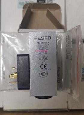 配件PEV-1/4-B 10773 费斯托压力开关 PEV-W-KL-LED-GH 152618议