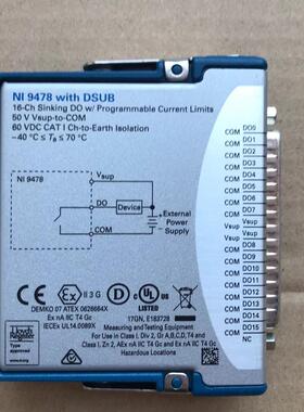 配件NI 9478模块 779940-01 16通道50μs ，功能OK。成色新议价