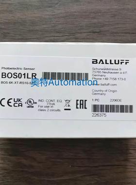 全新原装 巴鲁夫 BOS01LR 传感器 BOS 6K-XT-RS10-S75 现货议价*