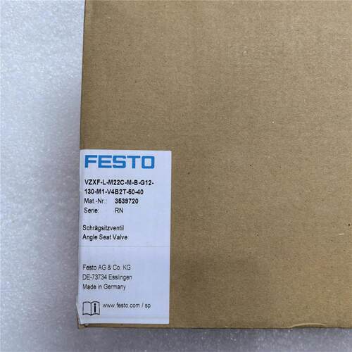 FESTO VZXF-L-M22C-M-B-G12-130-M1-V4B2T-50-40 3539720直角座阀