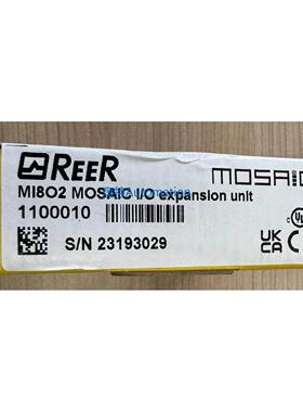REER睿奥 安全继电器扩展模块 MI8O2 I/O 1100010 RV 10议价$